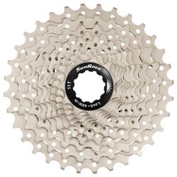 SUNRACE Útiváltó kazetta Sunrace R91 Shimano 9 v 11-28 T szürke