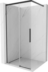 Mexen Rox Walk-in 105 x 200 cm-es zuhanyfal, átlátszó 8 mm, fekete - 8C2-105-003-70-00 (8C2-105-003-70-00)