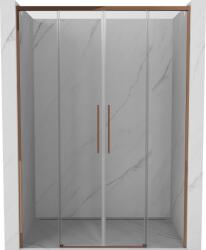 Mexen Rox Duo tolóajtós zuhanyajtó 150 cm, átlátszó, rózsaarany - 8C2-140-002-60-00 - 8C2-150-002-60-00 (8C2-150-002-60-00)