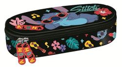 St. Majewski Stitch Ovális Tolltartó - Black Aloha