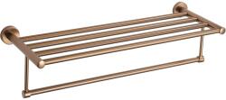 Mexen Remo törölközőtartó polc, kefélt réz - 7050720-65 (7050720-65)