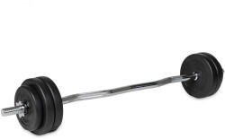 VIRTUFIT Súlyzószett francia bicepsz rúddal 20kg 20 KG fekete|szürke