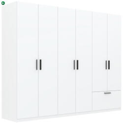 Intermeble LITA Óriásgardrób 270 cm. Fehér Színben