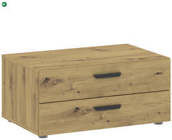 INTERMEBLE BASIC TWO Komód Tölgy Színben 74 cm 2S