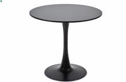 Mobiliamo Elegáns Kerek Étkezőasztal 70 cm. Átmérő. Mdf Asztallap, Fém Talp - Jesolo