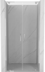 Mexen Exo kétszárnyú, kifelé nyíló zuhanyajtó 120 cm, átlátszó, króm - 8182-120-000-01-00 (8182-120-000-01-00)