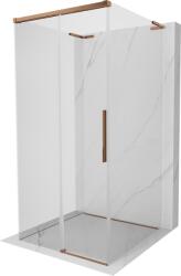 Mexen Rox-3S L 3-falú tolóajtós zuhanykabin 120 x 120 cm, átlátszó, rózsaarany - 8C2L-120-120-60-00-3S (8C2L-120-120-60-00-3S)