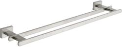 Mexen Arno kettős törölközőtartó, matt nikkel - 7020725-97 (7020725-97)