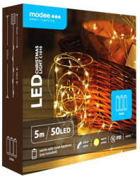 Modee Karácsonyi fényfüzér 5m meleg fehér 50 led ML-C1010 (MODEE-ML-C1010)