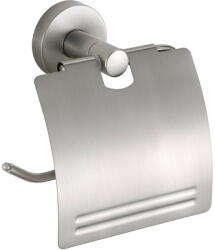 Mexen Remo wc-papír tartó, kefélt nikkel - 7050733-97 (7050733-97)