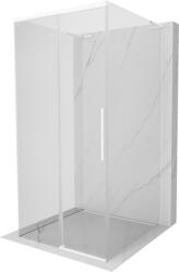 Mexen Rox-3S L 3-falú, tolóajtós zuhanykabin 120 x 120 cm, átlátszó, fehér - 8C2L-120-120-20-00-3S (8C2L-120-120-20-00-3S)