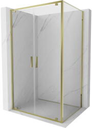 Mexen Exo 120 x 85 cm-es nyíló zuhanykabin, átlátszó, arany - 8182-120-085-50-00 (8182-120-085-50-00)