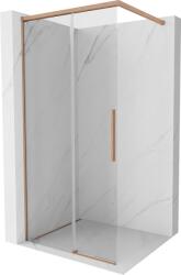 Mexen Rox Walk-in zuhanyfal 70 x 200 cm, átlátszó 8 mm, kefe hatású réz - 8C2-070-003-65-00 (8C2-070-003-65-00)