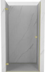 Mexen Lunar-B bal oldalon nyíló zuhanyajtó 45 cm, átlátszó, arany szálcsiszolt - 832-045-000-55-00-L (832-045-000-55-00-L)