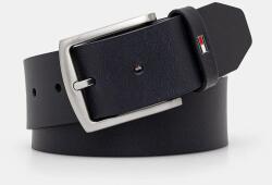 Tommy Hilfiger - Bőr öv New Denton - fekete 80