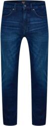 Boss Дънки Boss Mens BOSS Straight Denim Jeans with Logo Detail (ReMaine) - Dark Blue 406