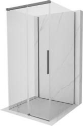 Mexen Rox-3S 3 oldalas tolóajtós zuhanykabin 95 x 95 cm, átlátszó, gun metal - 8C2-095-095-95-00-3S (8C2-095-095-95-00-3S)