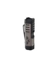 Xikar Tactical 1 Gunmetal/Black szúrólángos szivaröngyújtó övcsipesszel - szürke/fekete (551GMBK)