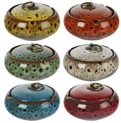 Padonio Közepes méretű kerámia hamutartó gyökérfa mintával - Egész dobozos kivitel (PAD-23115-egész doboz)