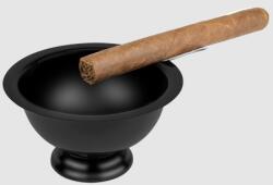 Stinky Eredeti Stinky Cigar nemesacél szivar hamutál 1 szivar számára-matt fekete (CA-ST-1BK)