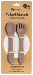  P&M Szilikon evőeszközök TAKE&MATCH Velvet Latte 6m+