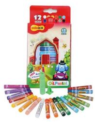 COLOKIT Olajpasztell kréta COLOKIT "Oil Pastel", 12 különböző szín (OP-C011)