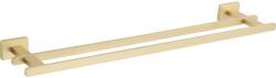 Mexen Arno kettős törölközőtartó, kefe arany - 7020725-55 (7020725-55)