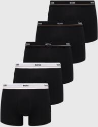 BOSS boxeralsó 5 db fekete, férfi - fekete XL