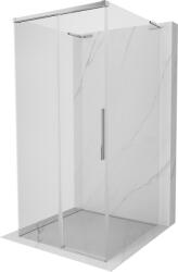 Mexen Rox-3S L 3-falú tolóajtós zuhanykabin 120 x 120 cm, átlátszó, króm - 8C2L-120-120-01-00-3S (8C2L-120-120-01-00-3S)
