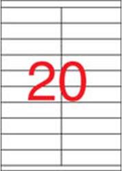 APLI Etikett, univerzális, 105x29 mm, APLI, 2000 etikett/csomag (01299) - tonerpiac