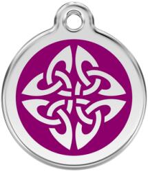 Red Dingo Rozsdamentes törzsi nyilak mintás acél biléta lila