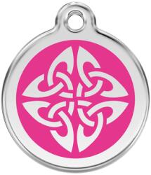 Red Dingo Rozsdamentes törzsi nyilak mintás acél biléta hot pink - falatozoo