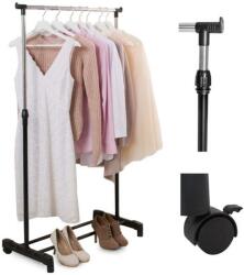 VG Fém kerekes ruhatartó állvány, 160 cm (1570)