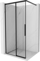 Mexen Rox Zuhanyfal Walk-in bal 95 x 200 cm, fekete keret 8 mm, fekete - 8C2-095-003-70-70-L (8C2-095-003-70-70-L)
