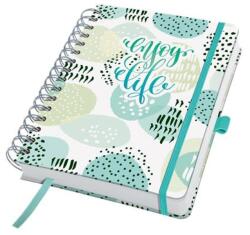 Sigel Naptár, A5, heti, dátumozatlan, kemény borító, SIGEL "Jolie", Mint Inspiration (JP201) - tonerpiac