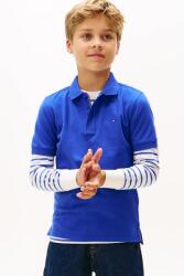Tommy Hilfiger gyerek pamut póló - kék 128 - answear - 22 990 Ft