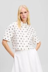 KARL LAGERFELD pamut ing - fehér 34 - answear - 47 990 Ft