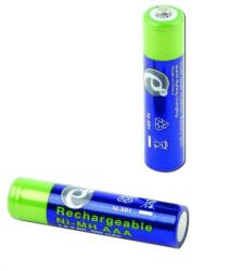 Gembird 850mAh AAA Ni-MH akkumulátor 2db/csomag (EG-BA-AAA8R-01) - tonerpiac