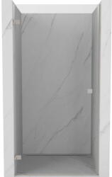 Mexen Lunar-B balra nyíló, 50 cm-es zuhanyajtó, átlátszó, kefélt nikkel - 832-050-000-97-00-L (832-050-000-97-00-L)