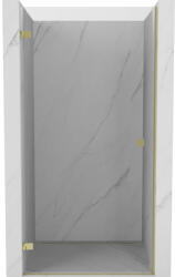 Mexen Lunar-B balos oldali nyíló zuhanyajtó 45 cm, átlátszó, arany - 832-045-000-50-00-L (832-045-000-50-00-L)