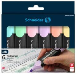 Schneider Textmarker pastel SCHNEIDER Job, 6 buc/set (S-115097)