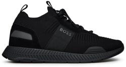 Boss Маратонки Boss Mens BOSS Titanium Knit Contemporary Run Trainers - Reflective Details - Black 001