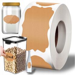  Címkék Öntapadós Matricák Befőttes Üvegek Tinktúrák Fűszerek Lekvár 250 Db (ETYKIETY NAKLEJKI NA PRZYPRAWY SŁOIKI 250szt.)