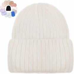 Majka Bézs Téli Gyapjú Sapka Lengyel Márka Majka 60% Angora (Czapka Camili SD01 mleczna 50433)