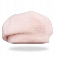 Majka Téli Elegáns Melegítő Stílusos Női Sapka Télre 70% Gyapjú Rózsaszín