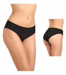 Marilyn női varrás nélküli pamut tapintású Bugyi , fekete M (Figi bawełna organiczna oddychające)