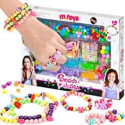  Kreatív Gyöngyök Készlet Színes Ékszer Karkötők Készítéséhez (MT0050)