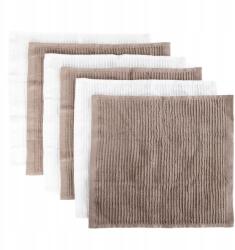 Homla Kaveh pamut törölköző szett fehér-bézs 6db 6*30x30 cm Homla (224184)