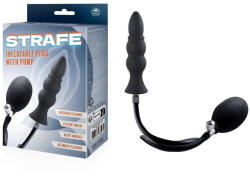  Strafe pumpálható fekete anál plug - 18 cm