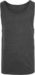 Build Your Brand Férfi ujjatlan trikó - Sötétszürke melírozott | L (BY003-1000035575)